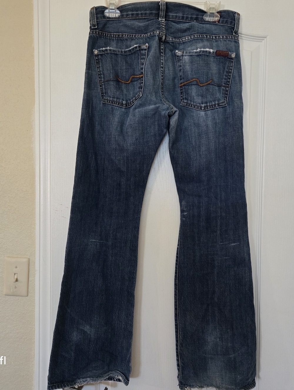 7FAM 7 for all Mankind Brett Jeans 29 distressed - Picture 4 of 12